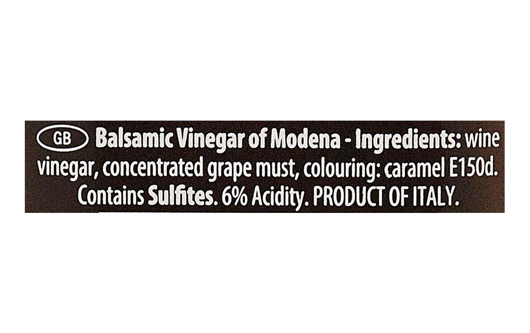 De Nigris Balsamic Vinegar of Modena   Glass Bottle  500 millilitre